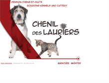 Tablet Screenshot of chenil-des-lauriers.com